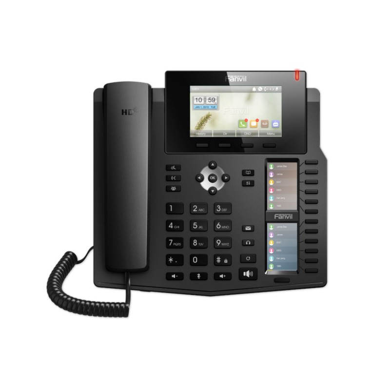 Fanvil X6 6 Line Gigabit Colour PoE VoIP SIP IP Telephone Inc Warranty Free P&P 