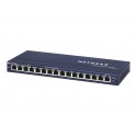 NETGEAR FS116GE, SWITCH 16 PORTS 10/100 MBPS VERSION BOITIER METAL NON MANAGEABLE - NON RACKABLE